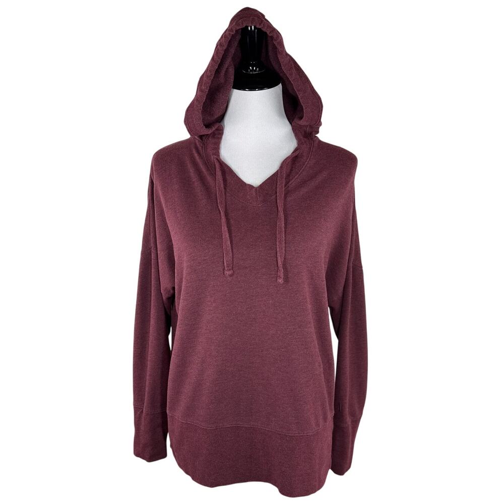 Johnnie-O Women's Carrie Pull Over Hoodie Size Medium, Maroon Color